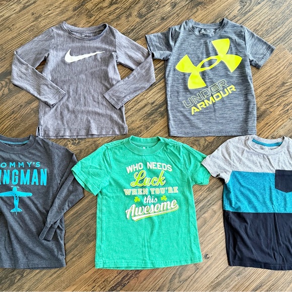 Nike Other - Boys size 5 shirt bundle-Nike, under armour, carters